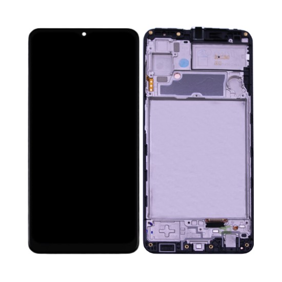 Touch+Display+Frame Samsung Galaxy A22 4G 2021/A225 Service Pack Black Touch+Display+Frame Samsung Galaxy A22 4G 2021/A225 Service Pack Black